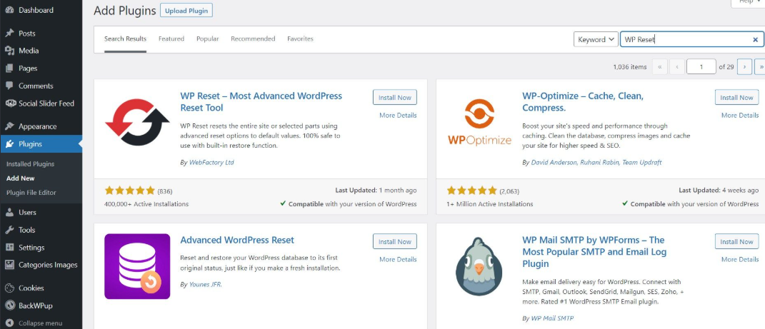 How to Safely Reset a WordPress Website Without Losing Essential Files with WP Reset